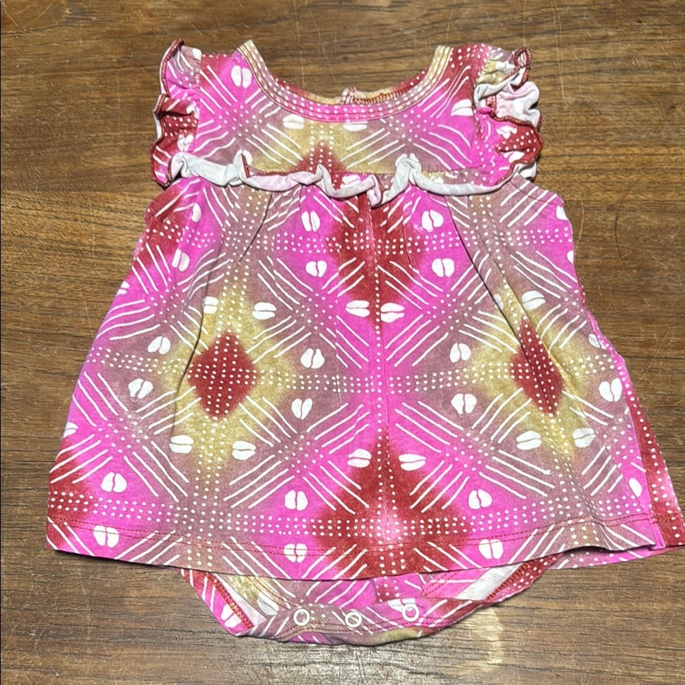 NWOT Ade & Ayo from Target pink brown dress onesie